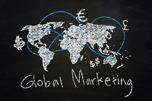 グローバルマーケティングのマップ