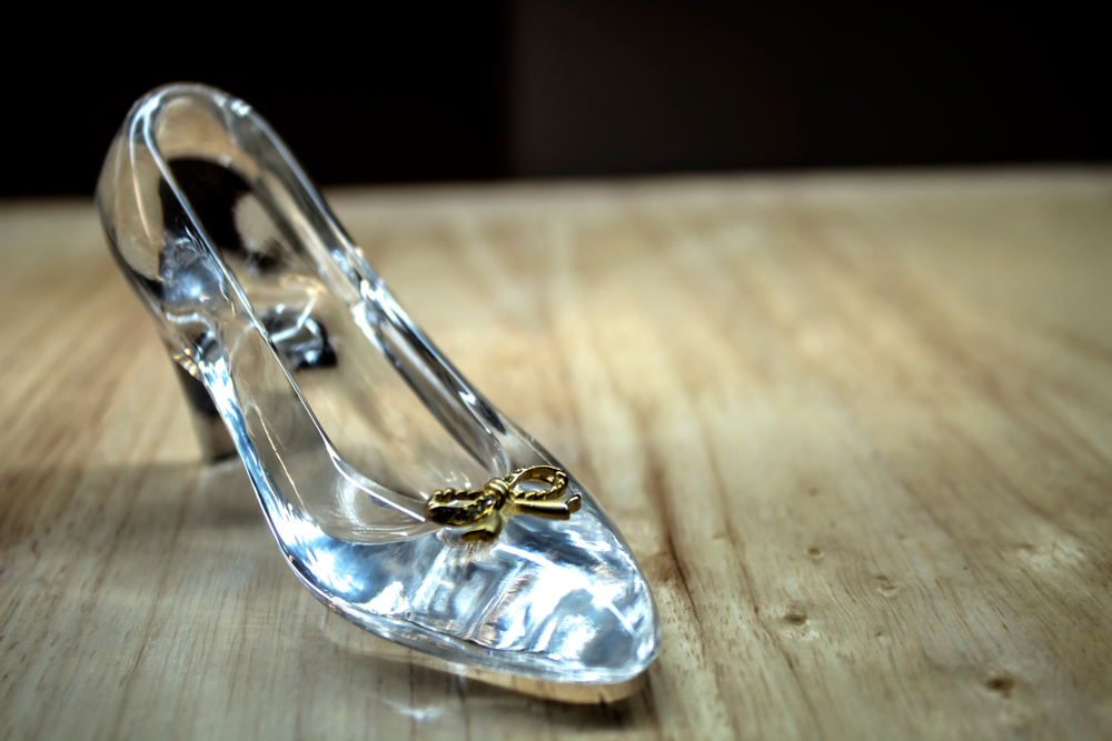 プロポーズプレゼント用のガラスの靴